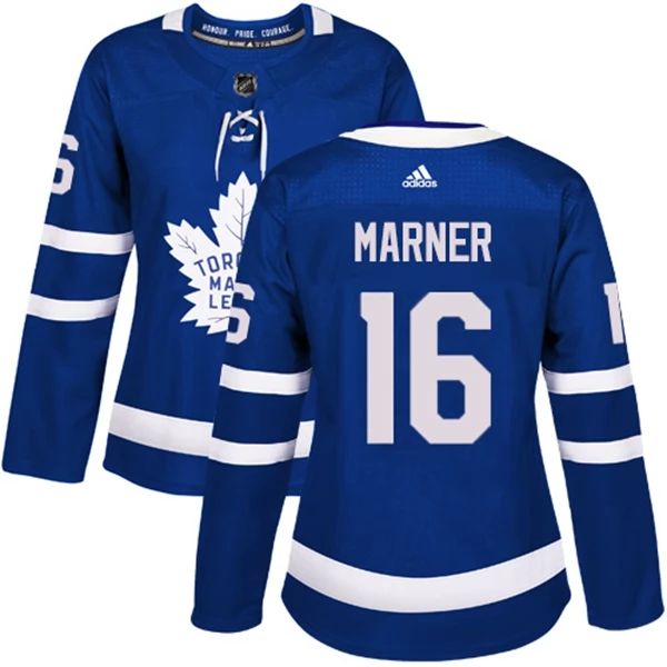 Damen Toronto Maple Leafs Trikot Mitchell Marner 16 Blau Authentic